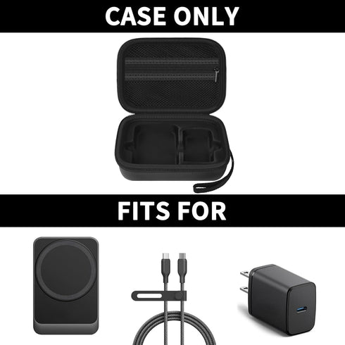 Case Compatible with Anker MagSafe Charger MagGo 3in1 Charging Station, 15W Wireless Magnetic Stand Storage for Apple Watch Charger, Power Bank Ho...
