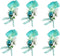 Calla Lily Boutonniere for Men Wedding Groom Best Man Boutonniere with Pin Set of 6 for Wedding Party Prom Event Ceremony Anniversary(Turquoise)...