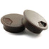 2pcs 2inch Desk Wire Cord Cable Grommets Hole Cover for Office PC Desk Cable Cord Organizer Plastic Cover(Dark Brown)...