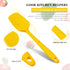 Patelai Silicone Spatulas, 7 Pieces 8.2 Inch Small Rubber Spoon Non Stick Kitchen Spatulas Heat Resistant Flexible Scrapers Baking Tool for Cookin...