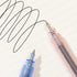 Kaco ROCKET Gel Pens 4 Pieces 0.5mm Black Ink Sunset Beach Aesthetic Pens School Office Stationery Quick Drying...