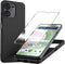 for BLU View 5 Case with Tempered Glass Screen Protector Slim Full-Body Silicone Bumpers Anti-Scratch Shockproof Protective phone Case Cover for B...