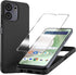for BLU View 5 Case with Tempered Glass Screen Protector Slim Full-Body Silicone Bumpers Anti-Scratch Shockproof Protective phone Case Cover for B...