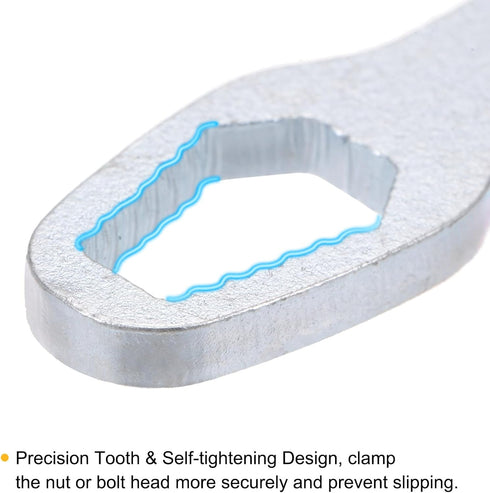 Double-Ended Torx Wrench 1/8"-11/16"(3-17mm) Multifunctional Universal Self-Tightening Wrench Tool 0.2" Thick Torx Spanner Key Set for Home Outdoo...