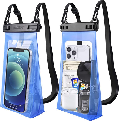 Large Capacity Waterproof Phone Pouch Floating, Waterproof Bag Case for iPhone 15 14 13 12 11 Pro Max X XR 8 Plus Samsung Up to 6.9'', IPX8 Water ...