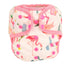 One Size Cloth Diaper Cover Snap With Double Gusset (Flamingo)...