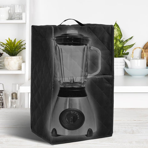 CALIDAKA Kitchen Blender Dust Cover, Blender Covers Compatible with Most Blender, with 2 Hooks, Polyester Dust Proof Stain Resistant Blender Cover...