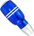 Abfer Automatic Shift Knob with Button Car Gear Shifter Knobs Aluminum Alloy Stick Shifting Handle Transmission Fit for Most Vehicle, Blue...