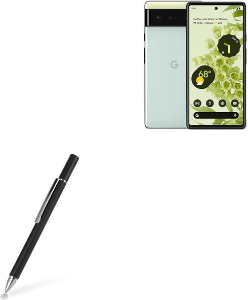 BoxWave Stylus Pen Compatible with Google Pixel 6 - FineTouch Capacitive Stylus, Super Precise Stylus Pen for Google Pixel 6 - Jet Black...