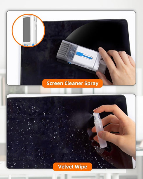 Brigii Keyboard Cleaner Kit, Keycap Puller, Keyboard Brush, Multi-Function Cleaning Pen, Screen Cleaning Kit for Laptops, Keyboards, Cell Phones, ...