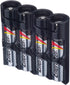 by Powerpax Slimline AAA Battery Storage Caddy, Black, Holds 4 Batteries (Not Included)...