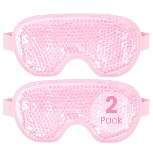NEWGO Cold Eye Mask Cooling Eye Mask for Dry Eyes, Gel Eye Mask Eye Ice Pack Reusable Cold Eye Compress for Dark Circles, Migraines, Eye Surgery, ...