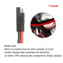 5 Pack 12 Gauge 2 Pin Quick Disconnect Polarized Wire Harness SAE Connector Bullet Lead Cable for Motorcycle Boat Car Tractor - 12in Red and Black...