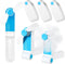 3 Pack Portable Pocket Fans Handheld Mini Fan Portable Foldable Fan Personal Travel Fan Hand Fan Summer USB Rechargeable Desk Fans for Home Women ...