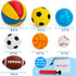 Balls for Toddlers 1-3,Toddler Sports Toys,Set of 7 Kids Ball Soft Foam Baby Sports Balls- Soccer Ball Basketball Baseball Rugby Bounce Ball Playg...