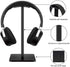 Link Dream Headphone Stand Headset Holder- Gaming Headset Holder with Aluminum Supporting Bar Flexible Headrest Anti-Slip Earphone Stand for All H...