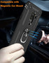 IKAZZ Galaxy S9 Plus Case, Heavy Duty Protective Phone Cover, Shockproof, Magnetic Kickstand, Black...