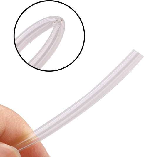 Pneumatic Hose 4mm OD 2.5mm ID Clear Polyurethane PU Tubing Air Compressor Pipe 10Meter (32.8ft)...