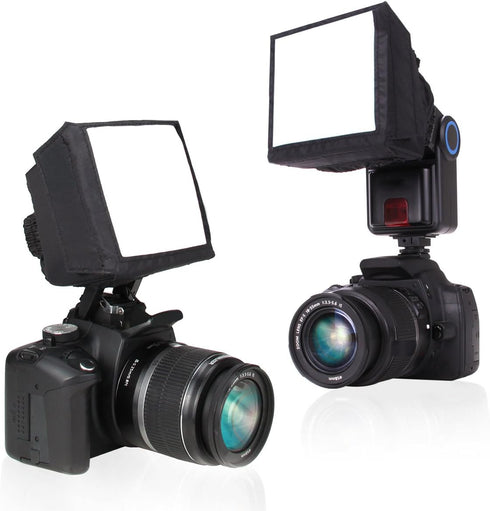 ENHANCE Camera Light Diffuser Softbox for Pop Up and External Speedlites with Foldable, Universal Design, Compatible with Neewer, Altura, Youngnuo...