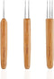 YOUMOO 3 Pieces Dreadlock Hook Tool, 3 Dreadlocks Crochet Hooks, Crochet Hook Needle for Hair Dreadlock Braid Craft 0.75mm 1 Hook, 2 Hooks, 3 Hook...