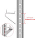 920158 Refrigerator Shelf Clips Freezer Shelf Clip Cooler Shelf Support Commercial Shelf Clip for Fridge(8 Pieces)