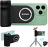Magnetic Smartphone CapGrip Camera Cell Phone Selfie Shutter Grip Tripod Mount w 1/4" Cold Shoe with Detachable Bluetooth Wireless Remote Control ...