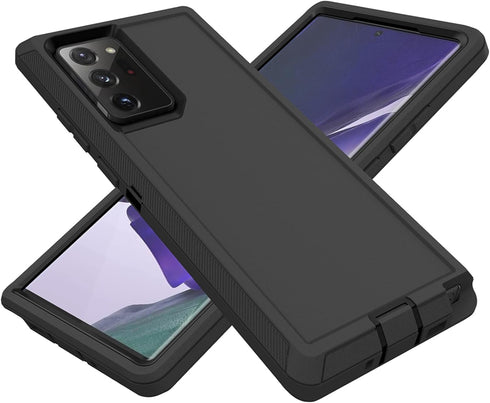 for Samsung Galaxy Note 20 Ultra Case, Heavy Duty Defender Case Dustproof Shockproof Protection 3 in 1 Rugged Cover for Samsung Galaxy Note 20 Ult...