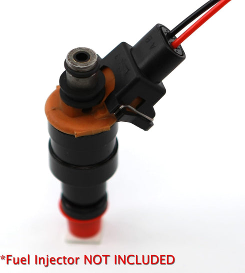 Fuel Injector Connector EV1 Type - 4 PACK Plug Clip Pigtail by Rotary13B1...