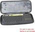 Hermitshell Hard EVA Travel Case fits Logitech K400 920-007119 Plus Wireless Touch Keyboard (PU Case for Logitech k400)...