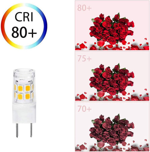 G8 LED Bulb 3W WB25X10019 Microwave Light Bulbs 20W Halogen Bulb Replacement for GE Microwave Oven T4 Bi-Pin Base 120V Natural White 4000K, 2-Pack...