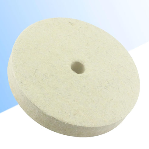 Luo ke 6'' x 1'' Wool Buffing Wheel - 1/2'' Arbor Compressed Felt Polishing Kits Wool Buffing Wheels for Bench Grinder/Table Grinder...