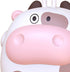 Cartoon Hanging Neck Fan, Portable Battery Powered Mini Personal Necklace Fan with Adjustable Lanyard USB Rechargeable Hands Liberating(cow white)...