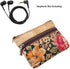 Eco-friendly Natural Cork Coin Purse, Boshiho Mini Coin Change Wallet Credit Card Holder Zipper Pouch Vegan Wallet with Key Ring Keychain (Multi F...