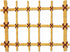 Bamboo Fence Metal Cutting Dies for Card Making, Paper Embossing Die Cuts Kit Templates, Storage Pockets Supplies, Photo Frame Album DIY Scrapbook...
