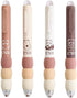4 Pcs Erasable Gel Pens Cute Retractable Pens Cartoon Bear Pens 0.5mm Black Ink Pen Office School Pens Women Girls Boys Pens (Black Ink-Coffee Bea...