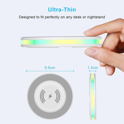 Wireless Fast Charger Samsung Charging Pad Wireless Phone Charger for Android Cell Phone Charger for Samsung Galaxy S24 Ultra S24+ S24 S23 S22 S21...