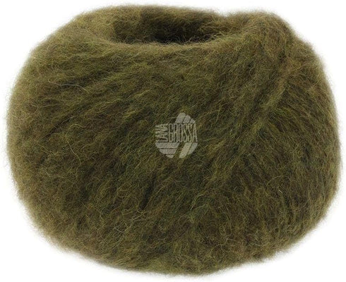 Lana Grossa Alpaca Moda, 14 Olive Brown Yarn......
