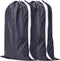 NICOGENA 2 Pack Laundry Bag with Shoulder Strap, Sturdy Drawstring Rips and Tears Resistant Nylon Fabric, Collapsible Large Clothes Storage for Co...