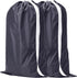 NICOGENA 2 Pack Laundry Bag with Shoulder Strap, Sturdy Drawstring Rips and Tears Resistant Nylon Fabric, Collapsible Large Clothes Storage for Co...
