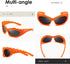 kimorn Wrap Around Sunglasses Womens men Swift Oval Trendy Futuristic Sport Shades Y2K Sun Glasses K1422...