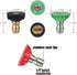 7 Pack Pressure Washer Spray Nozzle Tips Multiple Degrees, 14Inch Quick Connect, 2.5 GPM, Rated Up to 4500 PSI...