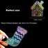 Holographic Christmas Stickers Glitter Silver Transparent Waterproof Decoration Sticker for DIY Scrapbooking Supplies crafts Phone Case Water Bott...