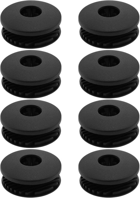 8Sets Car Floor Mat Clip Fixings Round Fasteners Grips Floor Mats Attachment Clip Compatible with Volvo Compatible with Mazda Black...