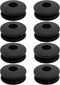 8Sets Car Floor Mat Clip Fixings Round Fasteners Grips Floor Mats Attachment Clip Compatible with Volvo Compatible with Mazda Black...