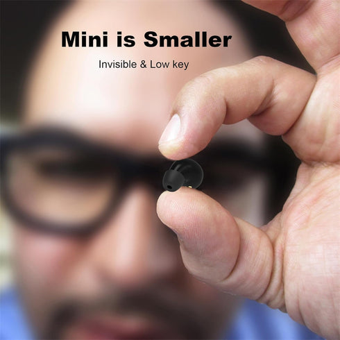 Small Mini Invisible Earbuds for Work Wireless Bluetooth Tiny Low Profile Micro Smallest Discreet Earbuds Hidden for Work Small Ear Buds Tiny Mini...