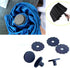 4 Set Portable Travel Umbrella Top Screw Cap Replacement 6mm + 8mm Thread End Stop Cover Stopper Tip with Waterproof Gasket for Mini Folding Compa...