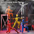 T13 Action Figure Set 3D Printed Multi-Jointed Movable T13 Lucky 13 Dummy 13 Nova 13 Robot 13 Action Figure (Blue)...