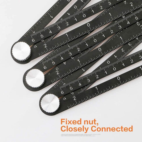 Universal Multi Angle Measuring Ruler, 12 Section Ceramic Tile Opening Locator, Aluminum Alloy...