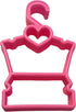 7- Pink Heart Doll Clothes Hangers- Fits 12-14 Inch Doll Clothes...