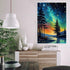 UNIQUORS Paint by Number for Adults Scenery on Canvas without Frame, Paint by Numbers Kit Moon Stars Trees, DIY Landscape Oil Painting for Gift Ho...